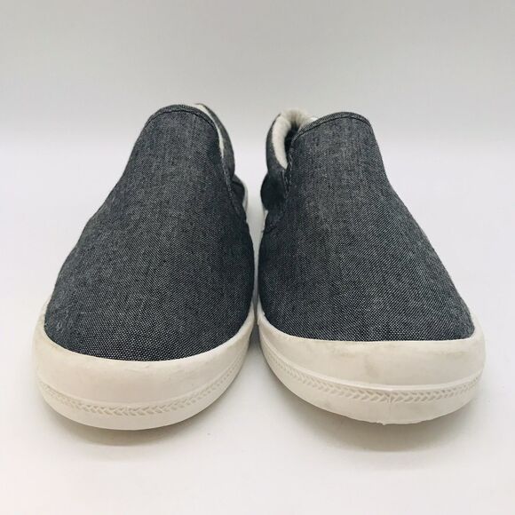 Mad Love Target Slip On Canvas Loafers Women's 10 Chambray Gray Comfort Shoes - Picture 2 of 11